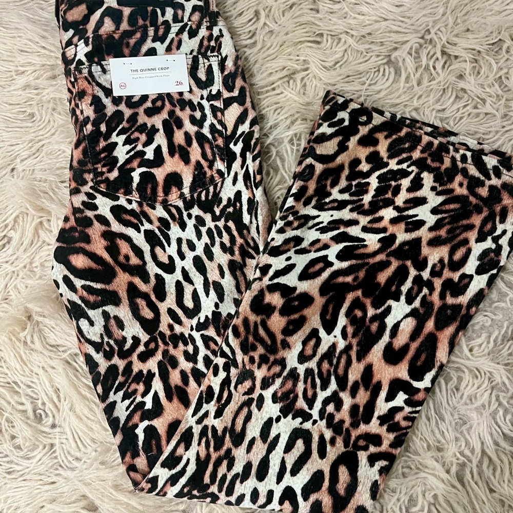 AG ~ Leopard Print Jeans